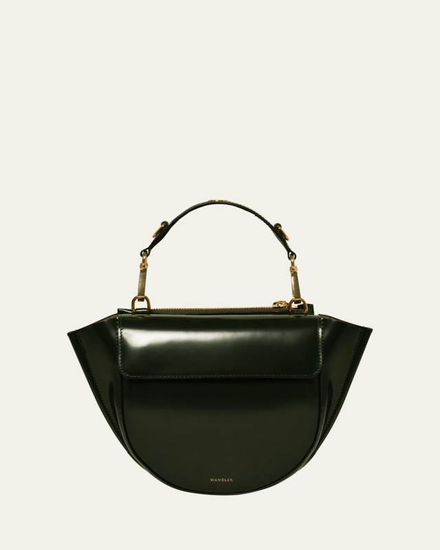 Hortensia Mini Patent Leather Shoulder Bag